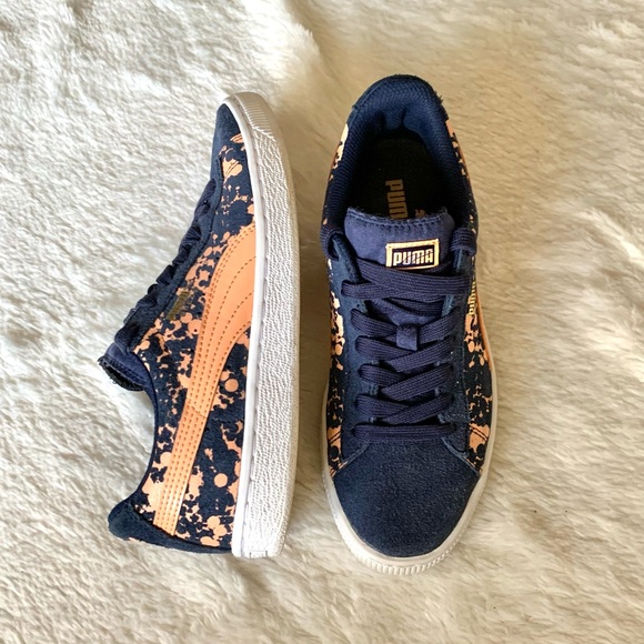 Puma Shoes - Puma Vikky v2 Sneakers Navy Coral